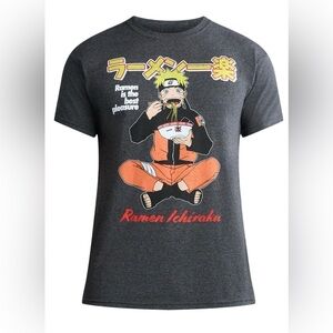 Naruto Men's Graphic Tee with Short Sleeves